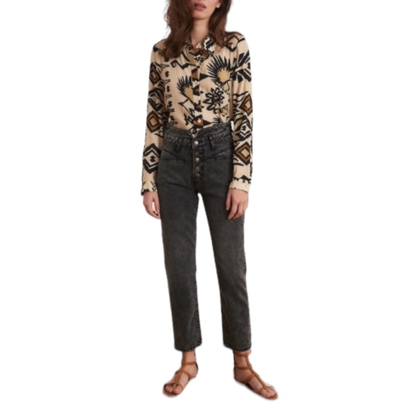 La petite française Denim Perséverant High Waisted Skinny Jeans FR40 - Picture 15 of 15